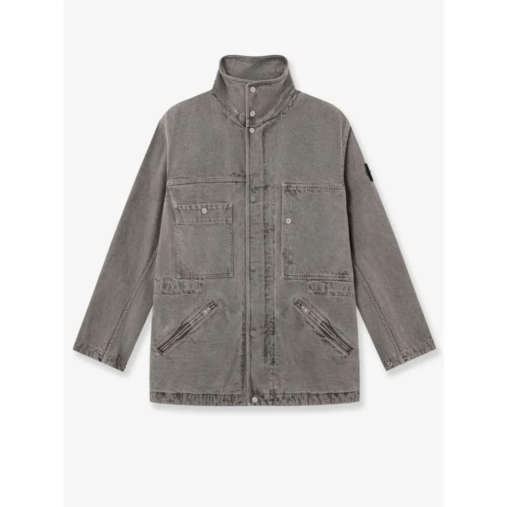 Stone Island Men Recycled Cotton Blend Jacket